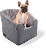 K and H Pet Products Bucket Booster Pet Seat - Elevated Pet Booster Seat Gray