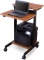 Stand Up Desk Store Rolling Adjustable Height Two Tier Standing Desk Computer Workstation