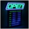 GLI Led Open Sign with Business Hours ? Stand Out with 1000?s Color Combos $241.19 MSRP