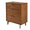 Walker Edison Furniture Co. Caramel Three Drawer Dresser