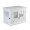 Triple Door Dog Crate, White, Medium