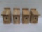Wooden Bird Houses, 4-Pack