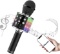 Karaoke Microphone - FLYBEBE Karaoke Wireless Microphone Bluetooth with LED Lights - $24.99 MSRP