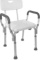 Vaunn Medical Tool-Free Assembly Spa Bathtub Shower Lift Chair, Portable Bath Seat - $67.45 MSRP