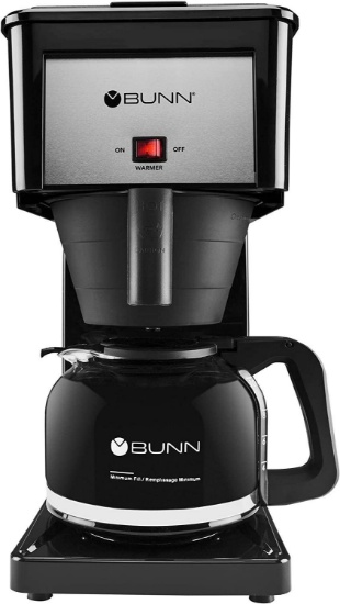 BUNN GRB Velocity Brew 10-Cup Home Coffee Brewer, Black $99.00 MSRP