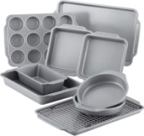 Farberware Nonstick Steel Bakeware Set with Cooling Rack,Baking Pan and Cookie Sheet Set $59.99 MSRP