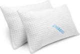 Plixio 2 Pack Shredded Memory Foam Bed Pillows for Sleeping - $29.74 MSRP