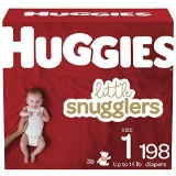 Huggies Little Snugglers Baby Diapers Size 1, 198 Ct - $39.69 MSRP