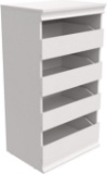 ClosetMaid 4561 Modular Closet Storage Stackable Unit with 4-Drawers- White