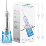 Water Flosser Professional Cordless Dental Oral Irrigator - 300ML Portable and Rechargeable IPX7