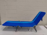 Rio Gear Portable Folding Beach Lounge Chair Blue