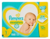 Pampers Swaddlers Size 1 Disposable Diapers, 198 Counts