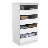 ClosetMaid 4561 Modular Closet Storage Stackable Unit with 4-Drawers, White