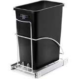 Home Zone Living 7.6 Gallon Kitchen Trash Can - Pull Out Under Cabinet Trash Bin - $41.72 MSRP