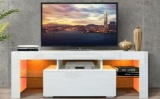 DMAITH TV Stand with LED Lights