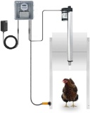 JVR Automatic Chicken Door Coop Opener Kit with Safety Mechanism, Rainproof Outdoor $206.47 MSRP