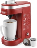CHULUX Single Cup Coffee Maker Travel Coffee Brewer,Red 2-Pack
