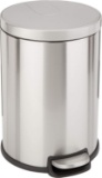 Amazon Basics 20 Liter / 5.3 Gallon Round Soft-Close Trash Can with Foot Pedal $38.99 MSRP