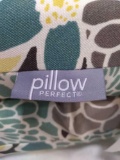 Pillow Perfect Chair Lounge Cushion | Wedge Pillow, Blue