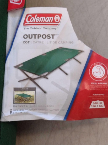 coleman outpost cot