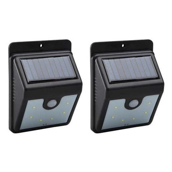 Total Value Products Forever LED Solar Motion-Sensor Lights - 2-Pack - $14.96 MSRP