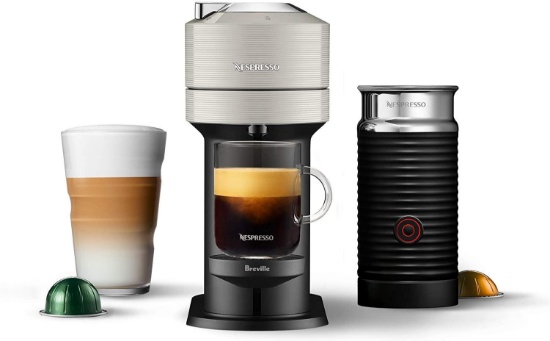 Nespresso Vertuo Next Coffee and Espresso Machine by Breville with Aeroccino Milk Frother