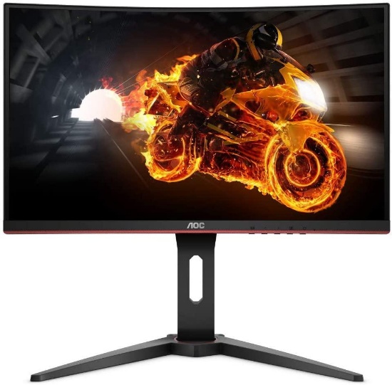 AOC C24G1 24" Curved Frameless Gaming Monitor, FHD 1080p, 1500R VA panel, 1ms 144Hz, $209.00 MSRP