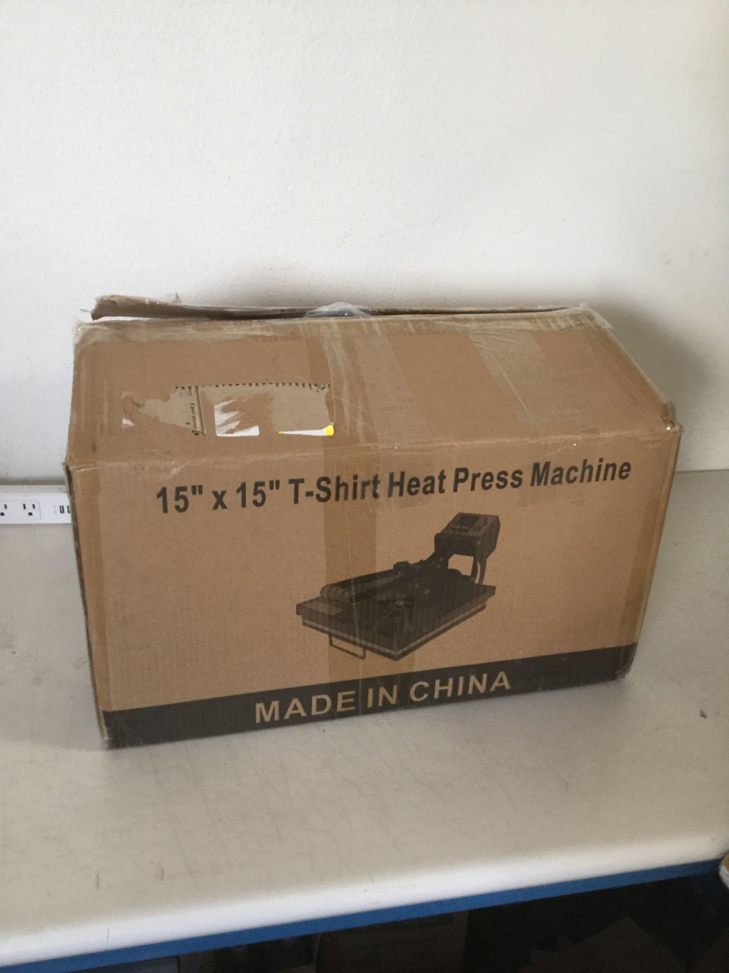 RoyalPress 15 x 15 Color LED Industrial-Quality Digital Sublimation Heat Transfer Machine T-Shirt Heat Press Machine, 15 x 15, Black