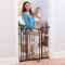 Regalo Home Accents Extra Tall and Wide Baby Gate (0320 DS) - Black - $48.99 MSRP