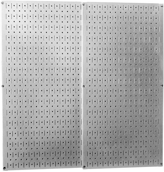 Wall Control 30-P-3232GV Galvanized Steel Pegboard Pack (30-P-3232GV)- Galvanized - $34.99 MSRP