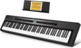Donner DEP-20 Beginner Digital Piano 88 Key Full Size Weighted Keyboard, Deep Dark