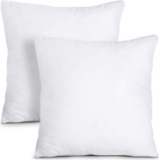 Utopia Bedding Throw Pillows Insert (Pack...Of 2, White) - 16 x 16 Inches Bed And Couch- $14.99 MSRP