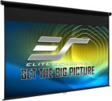 Elite Screens Manual Series, 92-INCH Pull Down Manual Projector Screen with AUTO LOCK