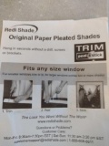 Redi Shade Original Room Darkening Pleated Paper Shade