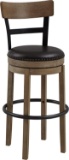 Ball and Cast Swivel Pub Height Barstool 29 Inch Seat Height Light Brown Set of 1 - $119.00 MSRP