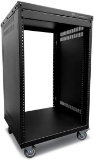 AxcessAbles RK 16U 19 Inch Cabinet AV Rack Stand with Wheels. With Open-Frame Rack - $199.99 MSRP