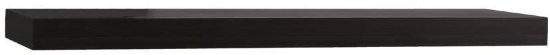 InPlace Shelving, Black 0191402 36 in W x 10 in D x 2 in H Floating Wall Shelf -Black - $28.49 MSRP