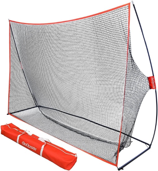 GoSports Golf Practice Hitting Net - 10' x 7' Nets - Personal Driving Range For Indoor- $67.59 MSRP