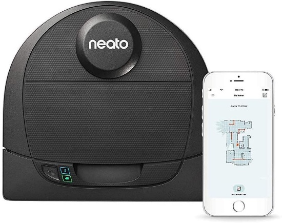 Neato Robotics D4 Laser Guided Smart Robot Vacuum - Wi-Fi Connected, Works with Alexa - $318.99 MSRP