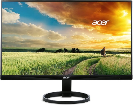 Acer R240HY bidx 23.8-Inch IPS HDMI DVI VGA (1920 x 1080) Widescreen Monitor, Black - $129.99 MSRP