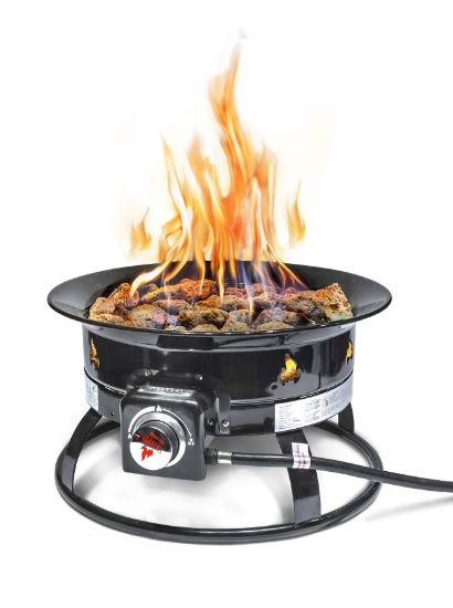 Outland Firebowl 893 Deluxe Outdoor Portable Propane Gas Fire Pit With Cover And - $133.99 MSRP