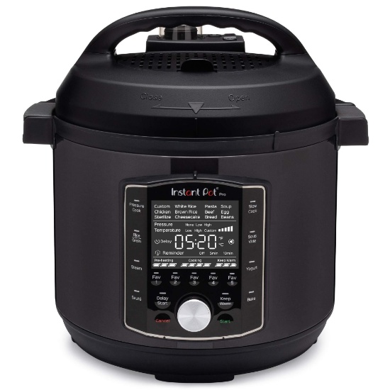 Instant Pot Pro 10-in-1 Pressure Cooker, Slow Cooker, Rice/Grain Cooker, Steamer, Saute $149.99 MSRP