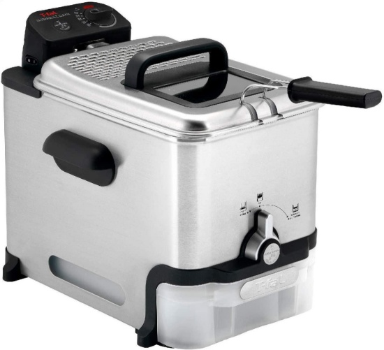 T-fal Deep Fryer with Basket, Stainless Steel, Easy to Clean Deep Fryer, Oil Filtration $123.91 MSRP
