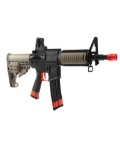 Game Face R37 Tactical Spring-Powered Airsoft Rifle (Black/Tan) - $59.99 MSRP