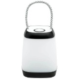 LitezAll Square Mini Lantern with Rope Handle, Black