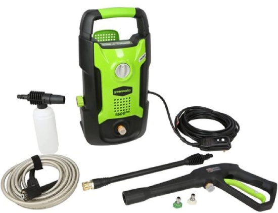 Greenworks 1600 PSI 13 Amp 1.2 GPM Pressure Washer GPW1602