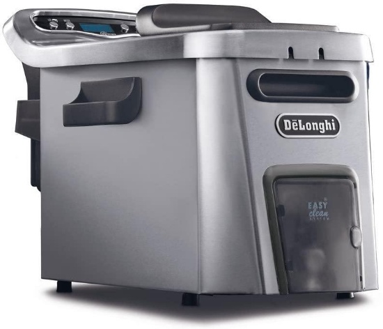 De'Longhi Livenza Dual Zone Easy Clean Deep Fryer, 18 x 11 x 12.5 in,(D44528DZ)Silver - $129.99 MSRP