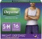 Depend Night Defense Incontinence Underwear for Men, Overnight, Disposable, S/M,16 Ct Pack of 6