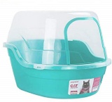 Petphabet Covered Litter Box, Jumbo Hooded Cat Litter Box Holds Up to Two Small Cats $47.99 MSRP