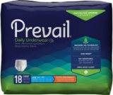 Prevail Incontinence Protective Underwear, Extra Absorbency, Large, 72 Count $45.99 MSRP